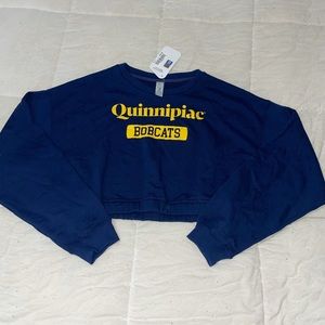Quinnipiac Bobcats Cropped Sweatshirt 🐯